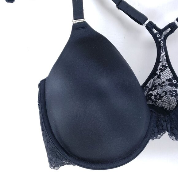 Maidenform Womens Size 42D Front Close Racerback Bra Black - Picture 6 of 7